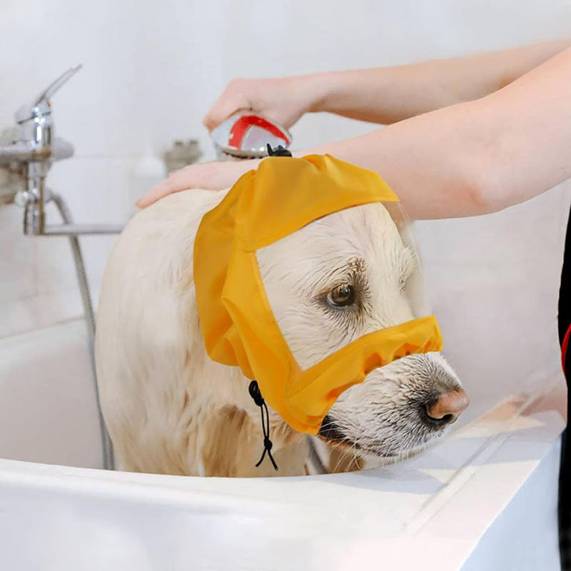 Pet Caps Ear Wrapping Ear Covers for Bathing Adjustable Size Waterproof Bath Caps Ear Protectors Pet Bath Accessories Dog Wrap