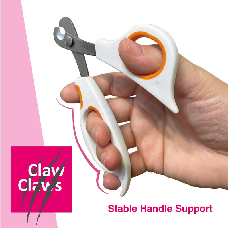 Cat Scissor-Style Nail Clipper, Toenail Trimmer with Razor Sharp Stainless Steel Blades and Anti-Slip Handle, for Small to Medium Pets, Cats - PawsPlanet Australia