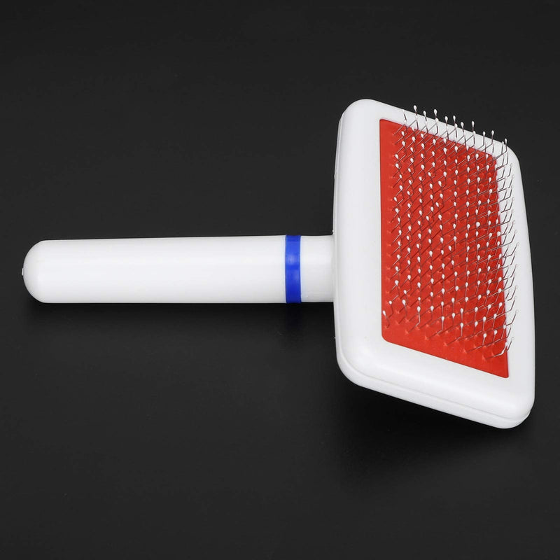 Small Dog Hair Comb, Grooming Slicker Brush, Stainless Steel Deshedding Dematting Brush, Rotating Head for Dogs and Cats - PawsPlanet Australia