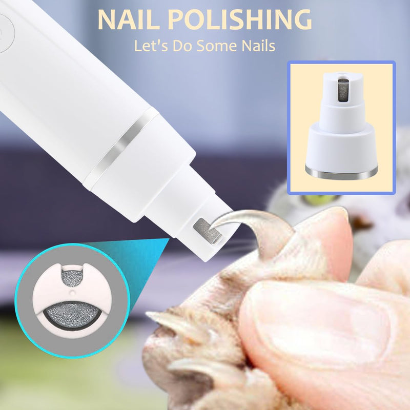 Dog Clippers for Grooming,4 in 1 Dog Grooming Kit,Low Noise Electric Dog Trimmer for Grooming,Rechargeable Cordless Dog Paw Trimmer Nail Grinder Face Shaver for Cats and Other Pets - PawsPlanet Australia