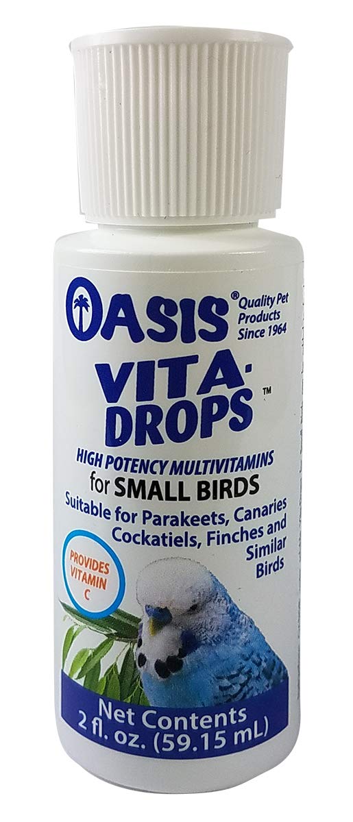 OASIS #80257 Vita Drops for Small Birds, 2- ounce liquid multivitamin