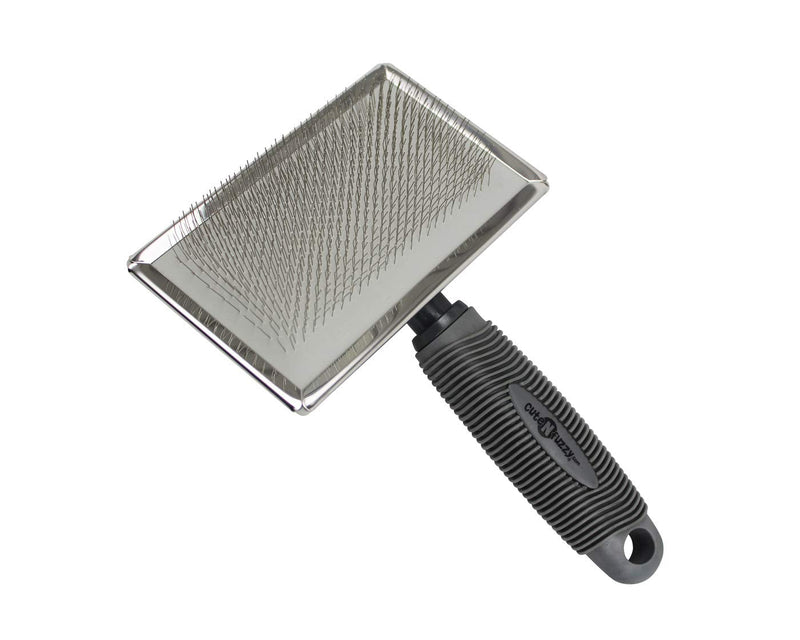 Premium Pet Slicker Brush for Cats & Dogs Shedding Tool, Grey, Small - PawsPlanet Australia