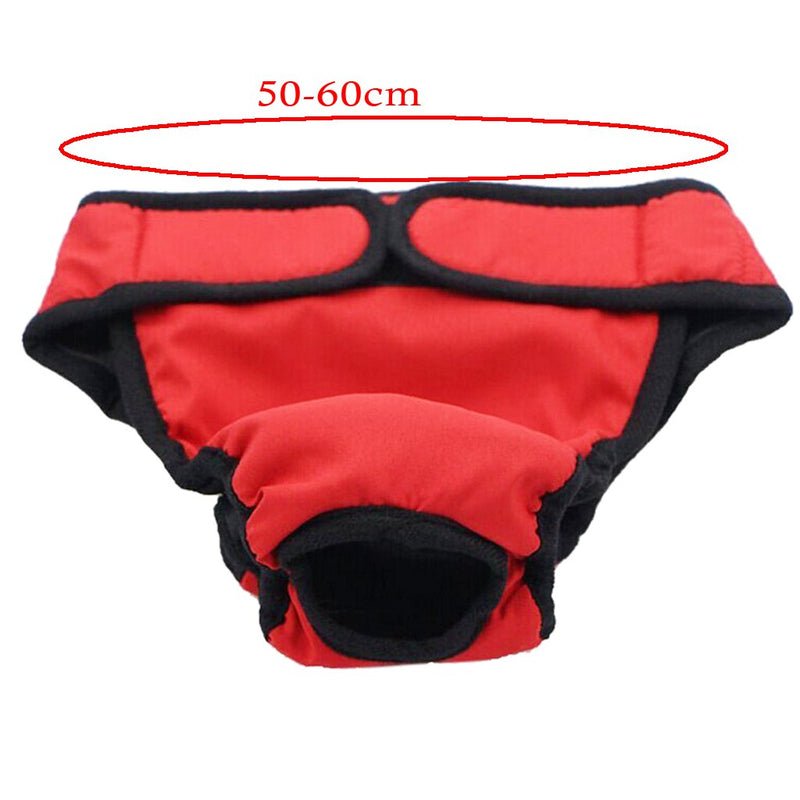 Sharplace Dog Protective Trousers for Male Dogs, Female Dogs, Washable and Adjustable Dog Protective Trousers, Hygienic Underpants, Black, L