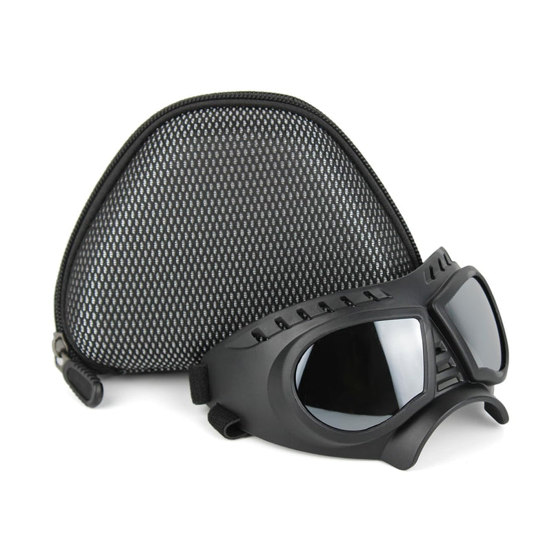 Dog Goggles, Sunglasses, UV Resistant, Waterproof, Windproof, Snow Resistant, Dog Skiing Eye Protection, pet Glasses Suitable for Medium and Large Dogs (Silvery) silvery - PawsPlanet Australia