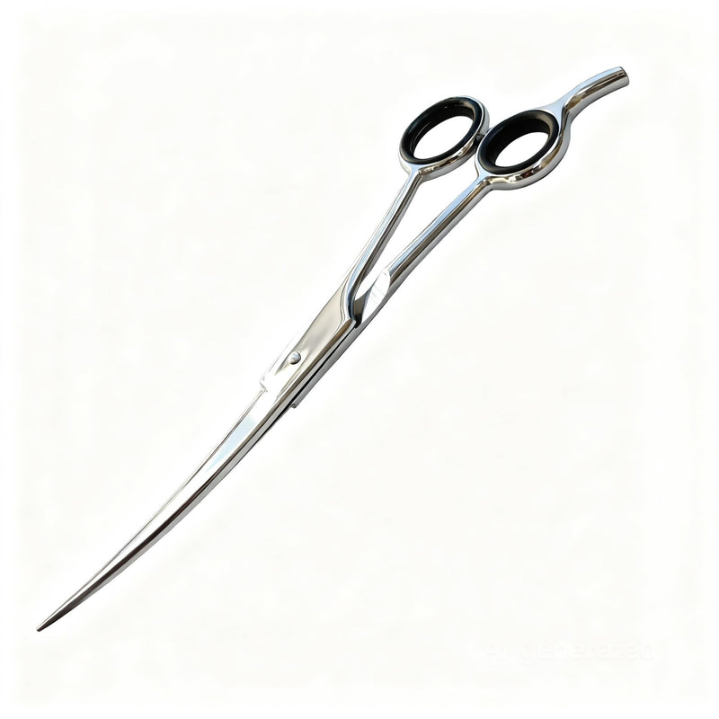 8.5" Curved Shears for Dog Grooming Scissors | Heavy Duty Large & Sharp Pet Grooming Scissors for Dogs UK