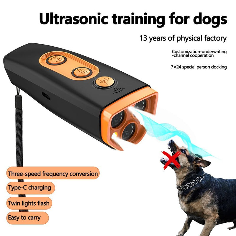 M/P Dog Bark Deterrent Devices, 2025 Upgraded 3X Ultrasonic Anti Barking Device for Dogs, Stopping Dog Barking, Portable Dog Training Device, Safe & Effective for Indoors & Outdoor use - PawsPlanet Australia