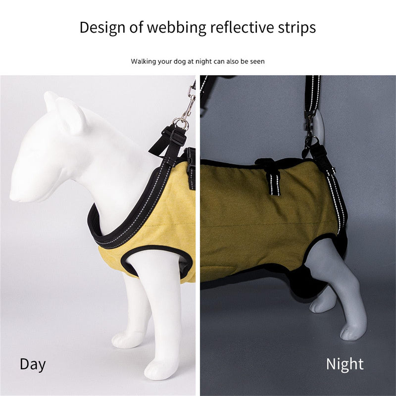 Full Body Support Dog Lift Belt with Ergonomic Constructions for Older Dogs with Shock Absorption and Adjustable Belt Shock Absorption Strust Harness