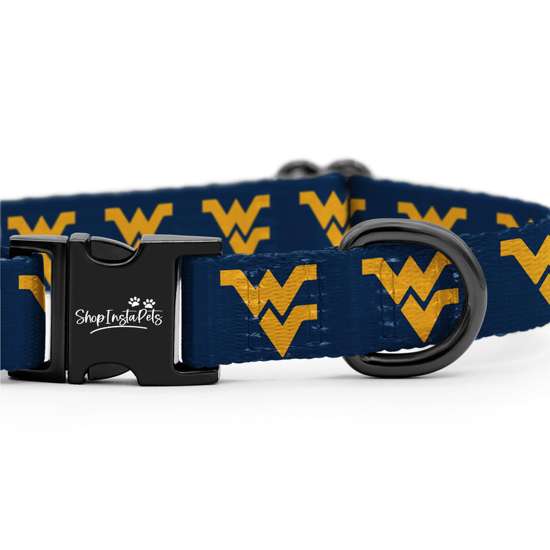 West Virginia Mountaineers Collars and Leashes | Officially Licensed | Fits All Pets! (XS Collar) XS Collar - PawsPlanet Australia