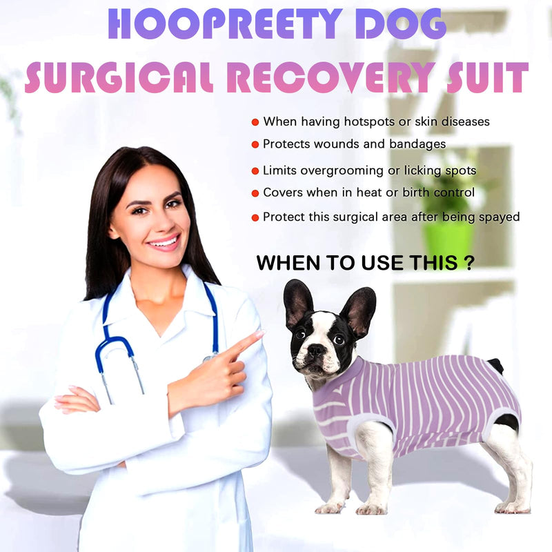 TYXHXTF Dog Bodysuit After Surgery Castration, Recovery Suit for Dogs, Dog Bodysuit After Castration Male Wound Protection Suits for Dogs, Dog Body Suit After Surgery Dog, Pink XL
