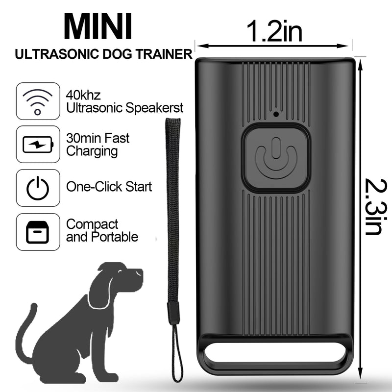 Mini Dog Sonic Bark Deterrents Devices for Own or Neighbor's Dog, Ultrasonic Dog Bark Deterrent Stop Dog Barking Device Safe Antibarking Device for Dogs Training Tools Pet Stop Barking - PawsPlanet Australia