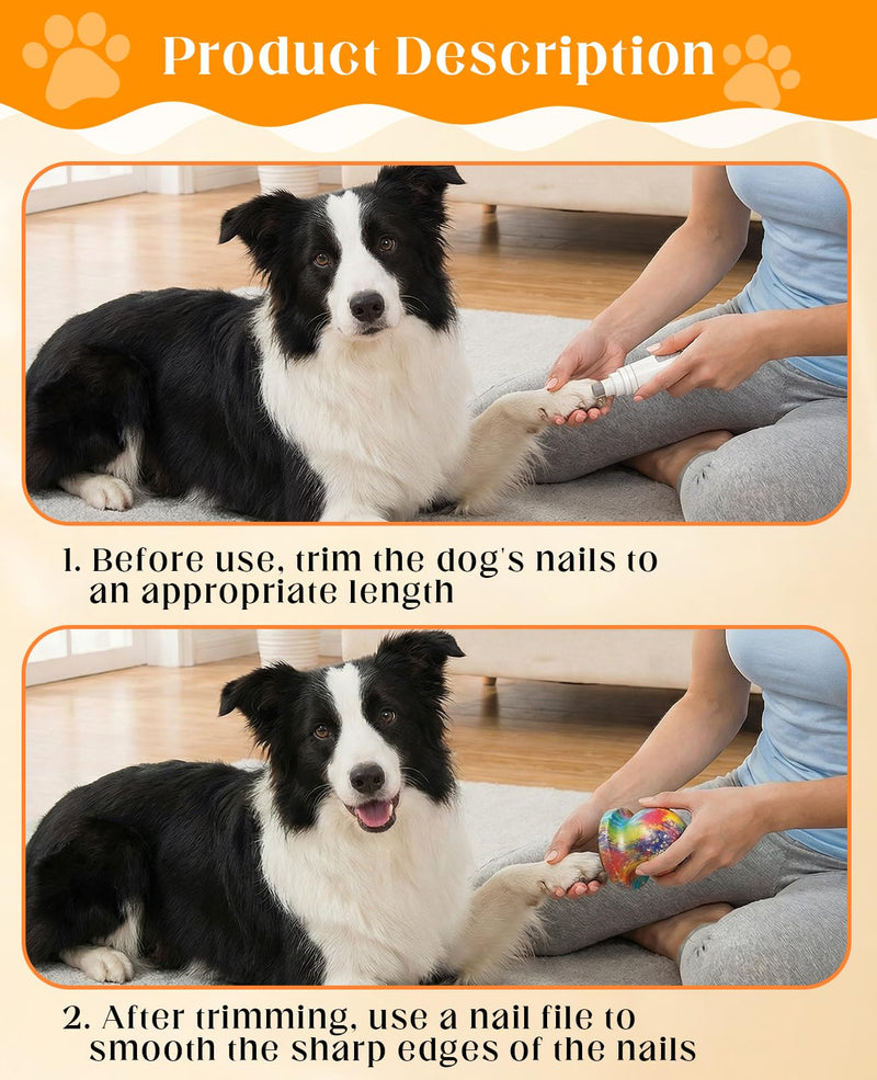 Dog Nail File, 2PCS Wooden Gentle Easy Grip Pet Nail Filer Board for Cat Dog - PawsPlanet Australia