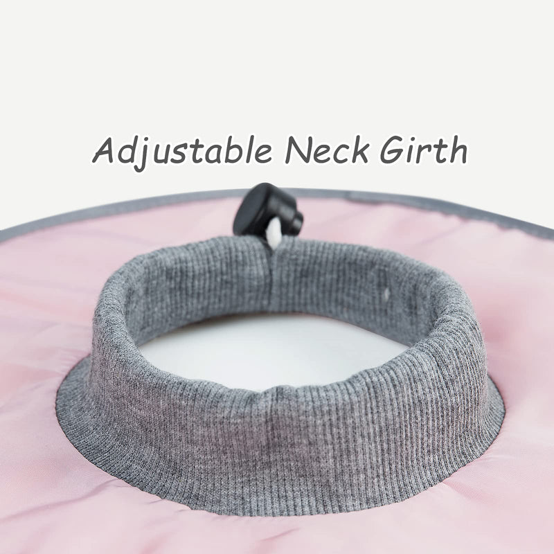 Adjustable E Collar Cat Cone Collar Waterproof Lightweight Recovery Collar for Cats Small Dogs Kitten Puppy After Surgery Prevent Licking(Blue,M) Blue-Medium - PawsPlanet Australia