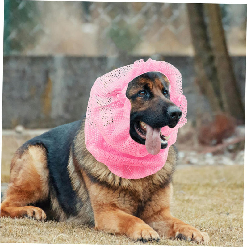Gatuida Dog Ear Protection Mesh Breathable Elastic Ear Protection for Puppies Long Ears Summer Pets