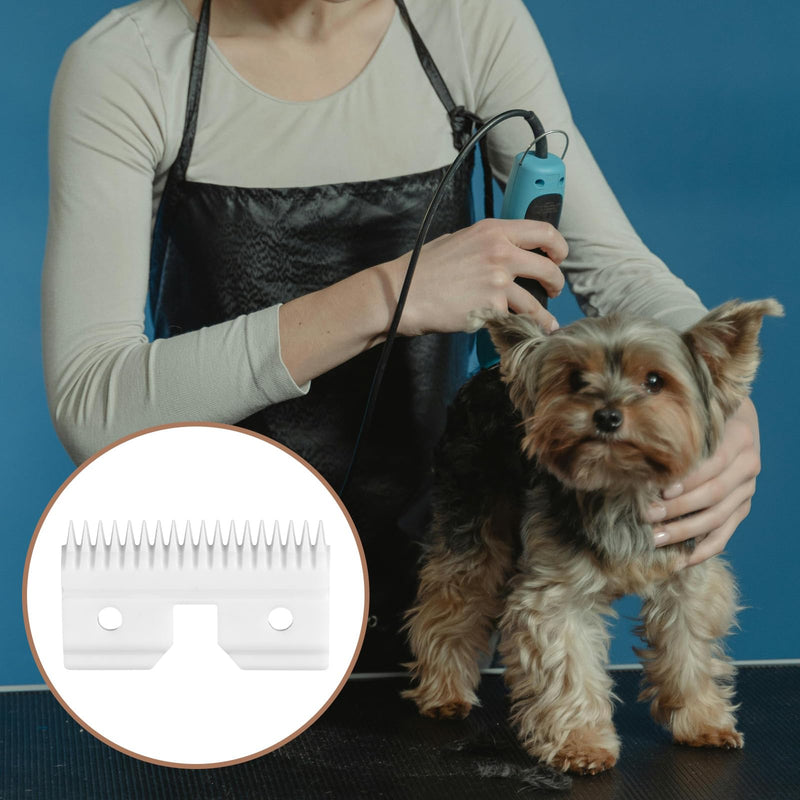 Replacement Blade for Andis Dog Clipper, Detachable Pet Dog Grooming Clipper Blades Fast Feed Ceramic Clipper Blades Compatible with Andis 64440 Oster A5 KM Series - PawsPlanet Australia