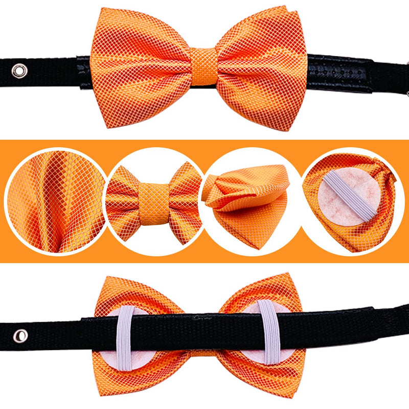 PET SHOW 10pcs 2.5”X4.5” Large Dogs Collar Attachment Bow Ties Embellishment Girls Boys Medium Dog Puppies Cats Collar Charms Accessories Bulk Slides Bowties for Birthday Wedding Parties 10pcs Bowties - PawsPlanet Australia