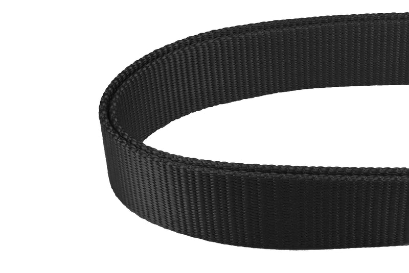 Mikivery Martingale Dog Collar Nylon Adjustable and Safety Training Colourful Comfortable Metal Buckle Pet Collars for Small Medium and Large Dogs(Black,M) Black M - PawsPlanet Australia