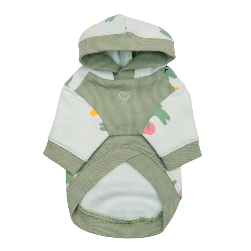 Pinkaholic New York Ebba Winter Hooded Shirts Cute Bunny Pattern for Small and Medium Dogs, Light Mint, Medium Lt.Mint - PawsPlanet Australia