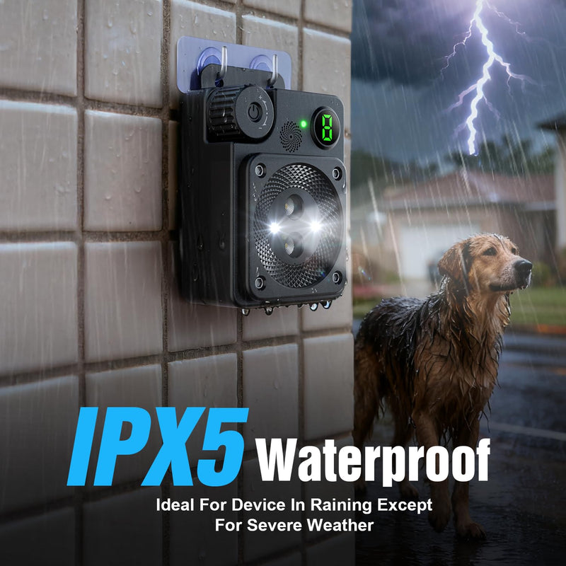 Anti Barking Device for Dogs, Dog Bark Deterrent Devices,3 Modes Ultrasonic Bark Box with Remote Control, Anti Barking Device Long Range 50ft, Silencer Sonic Barking Deterrent Indoor/Outdoor Black - PawsPlanet Australia