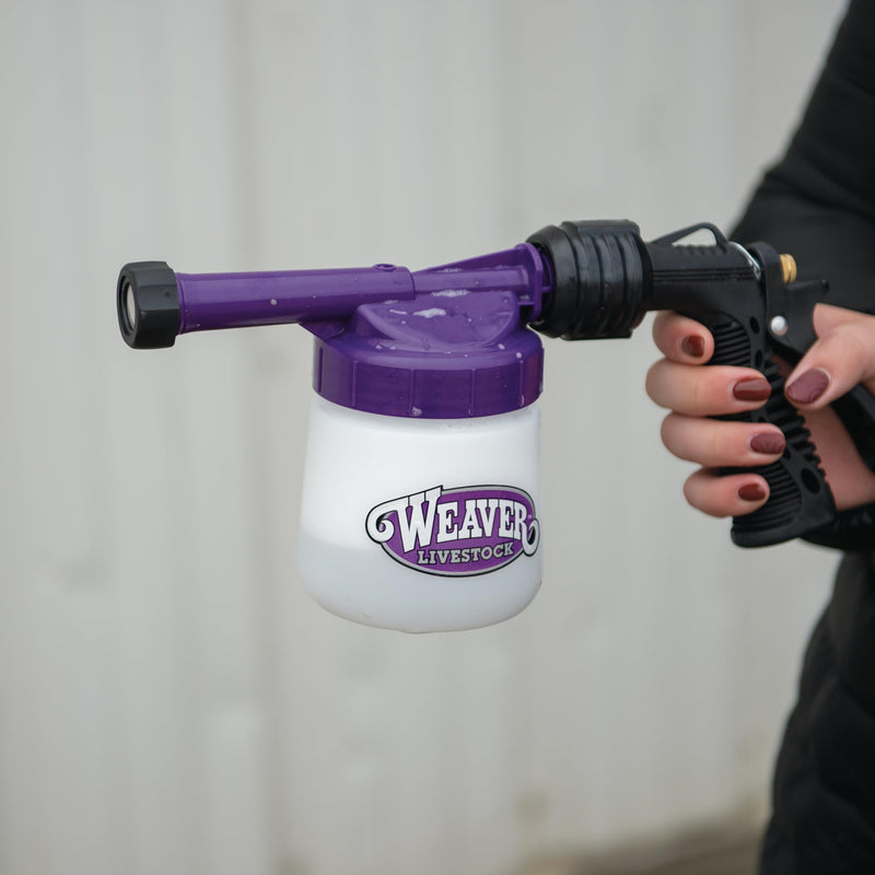 Weaver Livestock Mini Foamer for Cleaning Horses, Goats, Sheep, Swine or Dogs Includes Container with lid and Spray Nozzle with Easy On/Off - PawsPlanet Australia