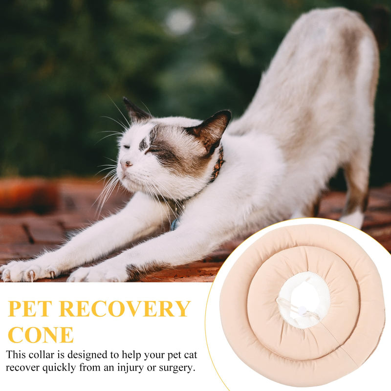 TOPBATHY Protective Collar Design Fabric Made of Cat Protective Durable Pet Wearer with Elastic Comfort and Protection Against Surgery or Injuries