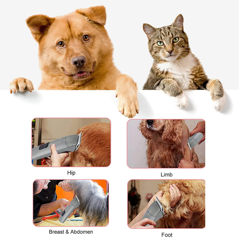 10 Clipper Blade Dog Grooming Compatiblewith Andis Clippers Also Compatible with Wahl Oster Dog Clippers1/16 1.5mm Cut Length,Gold - PawsPlanet Australia