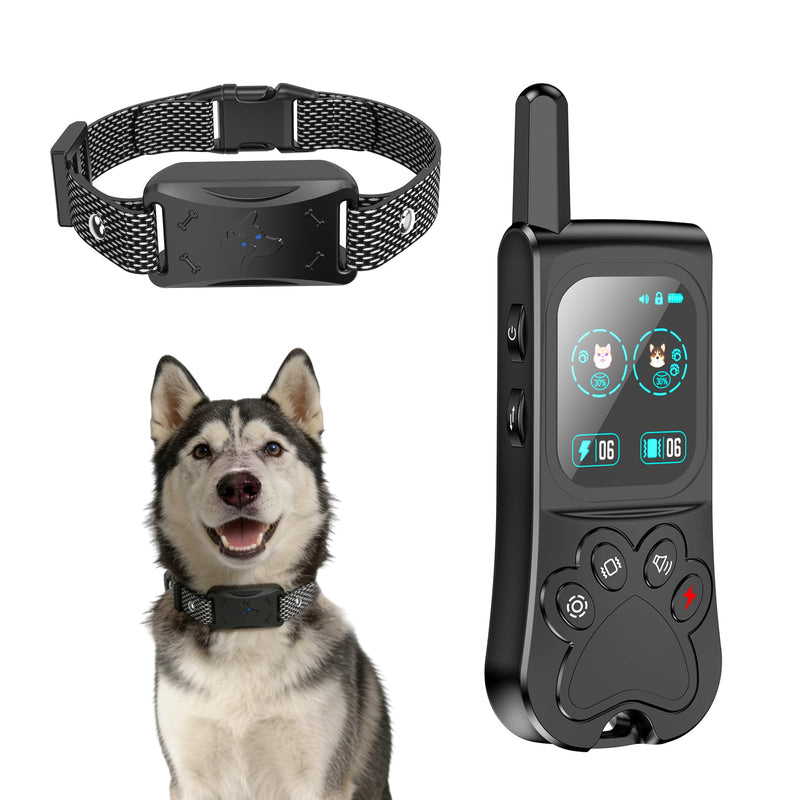 Wireless Dog Fence Containment System Collar with 3 Warning Modes Adjustable Range for 1 Dog