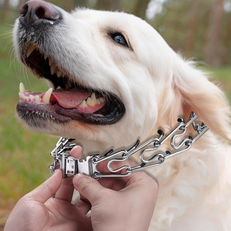 Dog Collar Buckle, Quick Release Stainless Steel Buckle for Small Medium Large Dog Training Collar (2.25mm) 2.25mm - PawsPlanet Australia