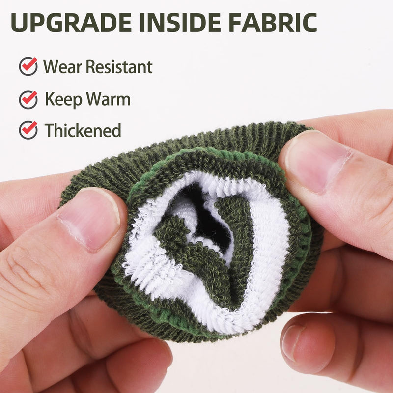PUPTECK Anti-Slip Dog Socks with Double Sides Grips Booties for Medium Large Dogs Hardwood Floors Prevents Licking, Dog Shoes for Cold & Hot Pavement Traction, Green, M - PawsPlanet Australia