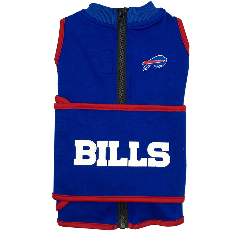 NFL BUFFALO BILLS Dog Anxiety Shirt Calming Soothing Solution Vest, for Dogs & Cats with Anxiety, Fears, Fireworks, Loud Noises, Dark, Lonely Keeps Dogs Calm and Feeling Safe, Relaxing Jacket, X-Small Extra Small - PawsPlanet Australia