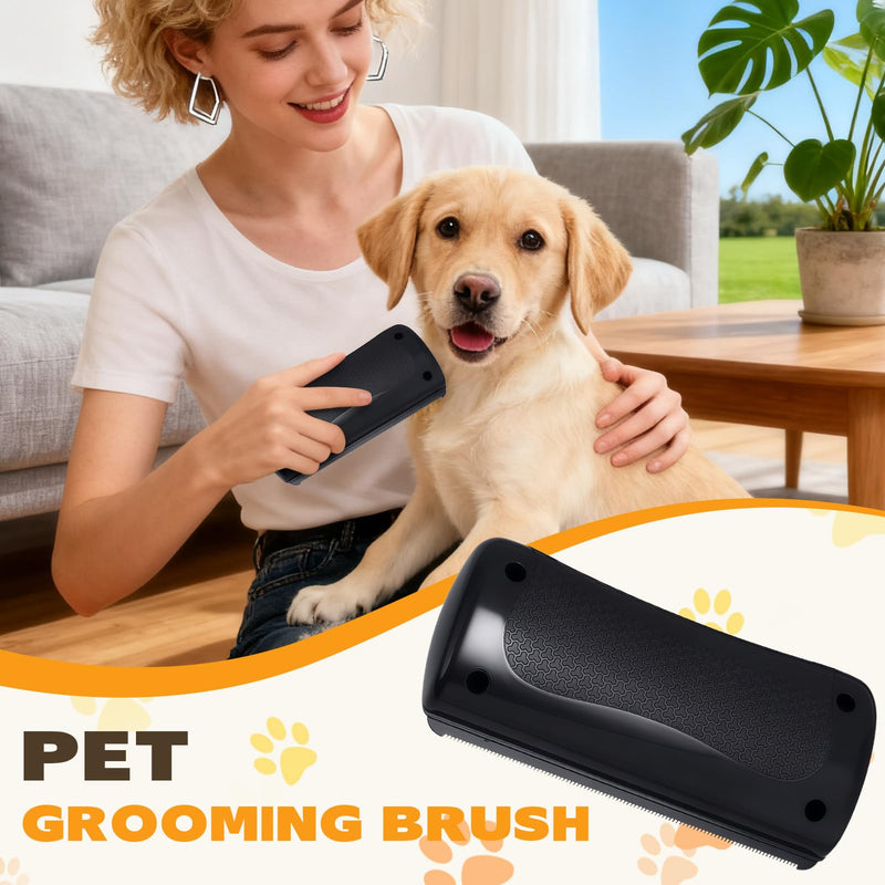 Groompro Deshedding Brush Rhykin Pet Hair Removal Tool for Cats Dogs Rabbits Horses Effective Grooming Supplies for Shedding Short Hair Easy Clean Pet Professional Groomer Deshedding Brush - PawsPlanet Australia