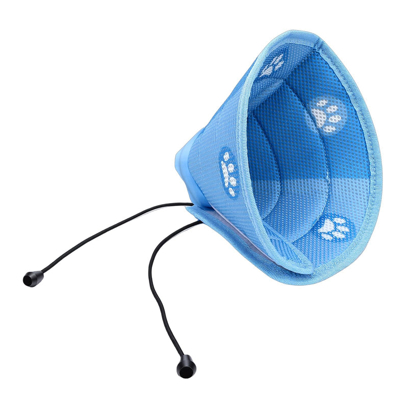 Sorandy Adjustable Soft Cat Cone Collar, Recovery Collar for Cats, Breathable Mesh Collar to Prevent Wound Licking, Ideal for Pet Recovery (M) M