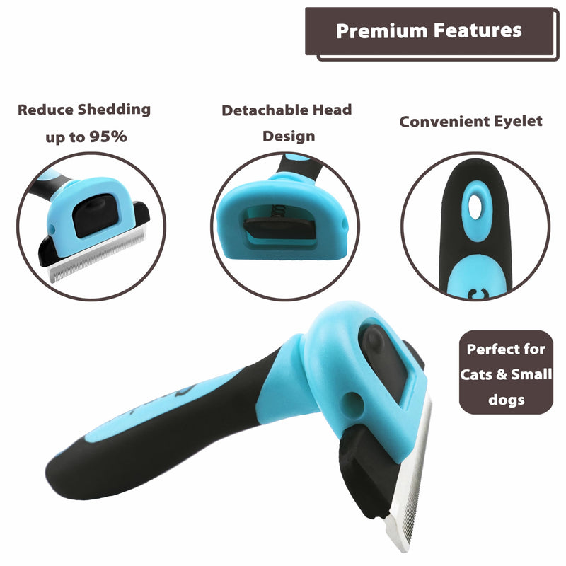 Gonicc Professional Dog and Cat Brush tool for Shedding Hair PDT- 1001(Small) - PawsPlanet Australia