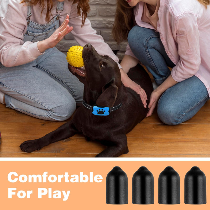 32 pcs Dog Shock Collar Rubber Tips Anti Bark Collars Caps Training Collar Replacement Silicone Covers Column Conductive Rubber Sleeve Extra Contact Points for Pet Puppy Training Stop Barking - PawsPlanet Australia