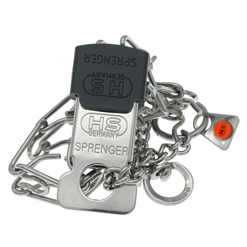 Herm Sprenger Dog Training Prong Collar with Quick Release ClicLock Buckle for Small Medium Large Dogs Stainless Steel Collar for Dogs Made in Germany (16in x 2.25mm) 16in x 2.25mm (neck size up to 13in) - PawsPlanet Australia