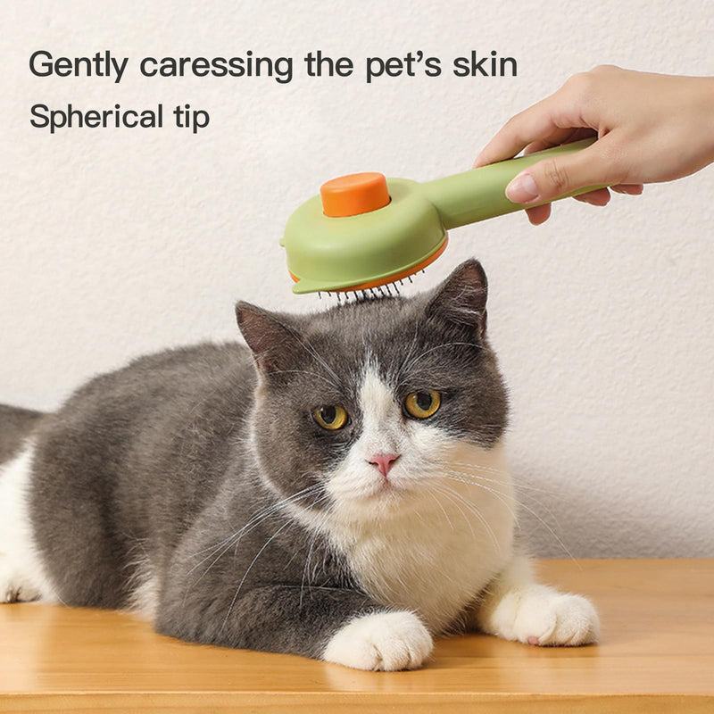 Premium Universal Pet Grooming Brush with Stainless Steel Pins Ideal for All Breeds Long Short Haired Cat and Dog,Ergonomic All-in-One Reduces Tanglesand PromotesHealthy Coat with Gentle (Pink) Pink - PawsPlanet Australia