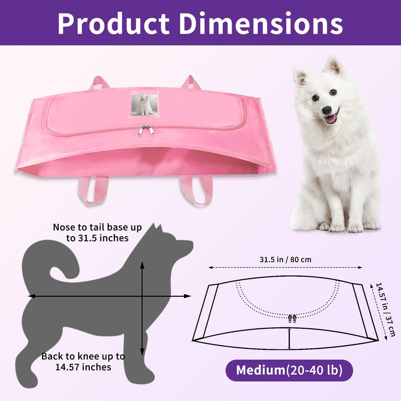 Pet Body Bag for Burial - Eco-Friendly Pet Casket Body Bag for Dogs/Cats/Rats/Rabbits/Pigs/Chickens/Birds 44-48 Lbs - 46.5 x 14.6Inch - Personalized Organic Sack Pet Burial Pod for Cremation - PawsPlanet Australia