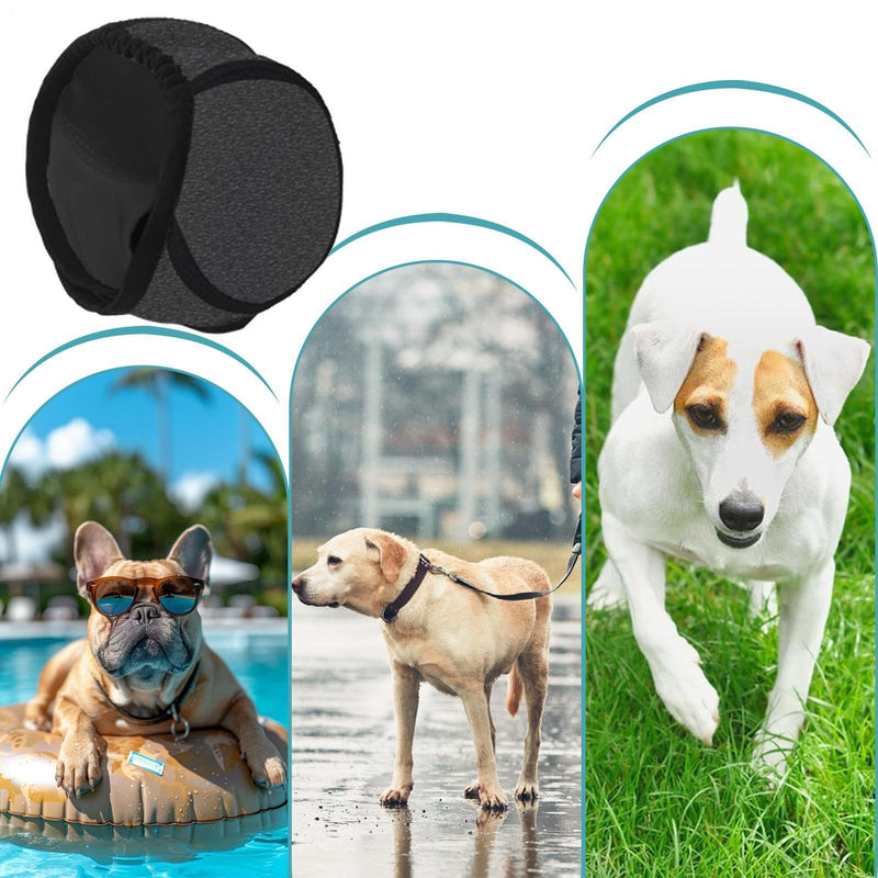 Dog Earmuffs, Noise Reducing & Warm, Adjustable Earmuffs for Small Dogs such as Chihuahua & French Bulldog, Winter Accessory with Soft Material S