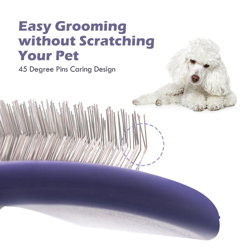 Dog Brush for Poodles,Grooming Brush for Dematting, and Detangle,Dog Brush for Poodles,German Shepherd Hair,Pitbulls,Yorkies,Labrador Retriever Grooming and Bathing - PawsPlanet Australia