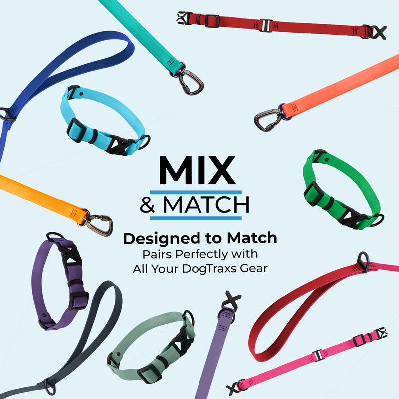 Essential Biothane Dog Leash, 3 Ft Training Lead, Cobalt Blue, Waterproof, Odor Proof, Made in USA, Self Locking Swivel Carabiner 3 Ft x 3/4" - PawsPlanet Australia