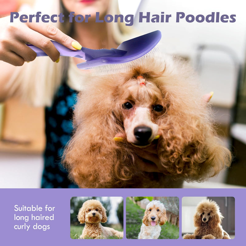 Dog Brush for Poodles,Grooming Brush for Dematting, and Detangle,Dog Brush for Poodles,German Shepherd Hair,Pitbulls,Yorkies,Labrador Retriever Grooming and Bathing - PawsPlanet Australia