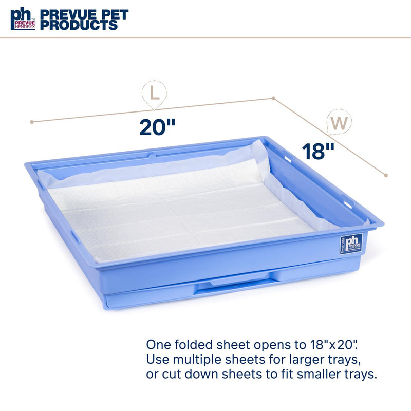 Prevue Pet Products Disposable Cage Liners for Birds and Small Animals - Parrot, Parakeet, Conure, Cockatiel Cages and Hamster, Guinea Pig, Mouse Cages White 20" X 18" - 20 Liners - PawsPlanet Australia