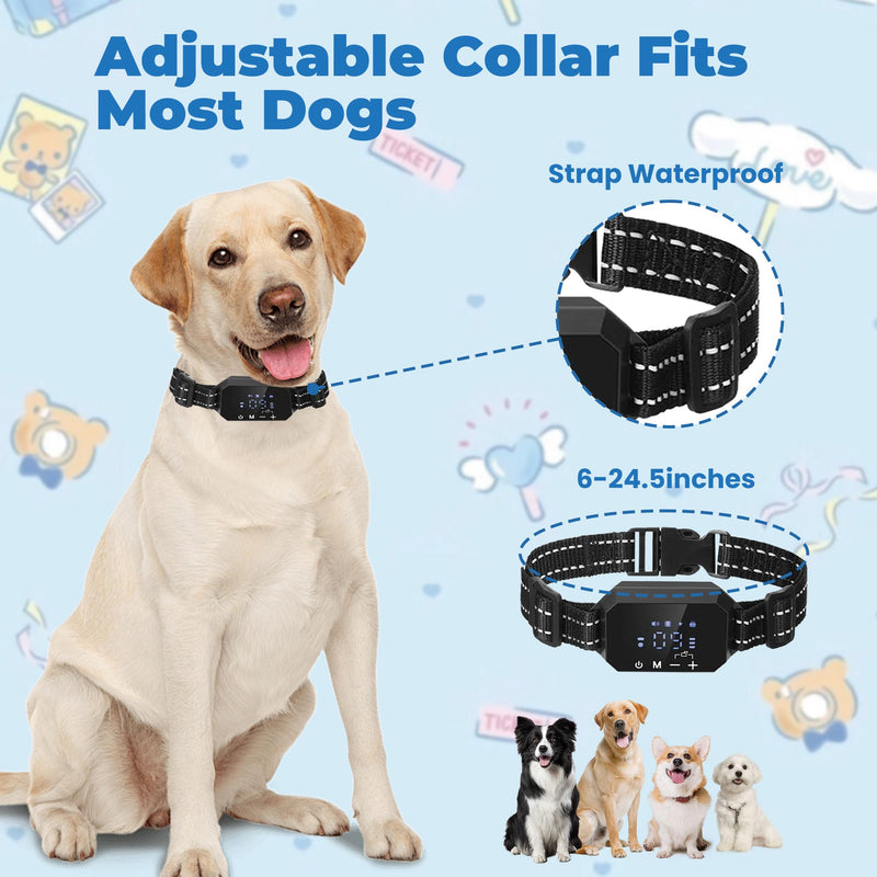Wireless Dog Fence, GPS Dog Collar Fence System with 3 Warning Modes, Rechargeable Wireless Fence for Dogs, Outdoor Use Wireless Pet Fence, Range 98-3280 FT - PawsPlanet Australia