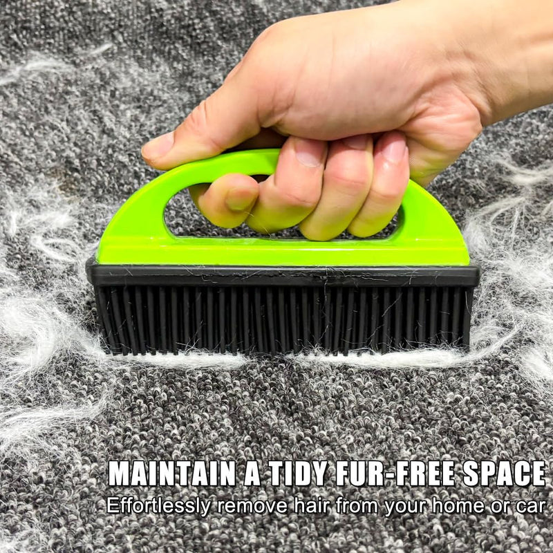 Pet Hair Remover Rubber Brush, Bath Brush for Dogs & Cats, Reusable Lint Roller, Furniture & Car Hair Removal Brush, Effective for Carpets, Couches, and Clothes - PawsPlanet Australia