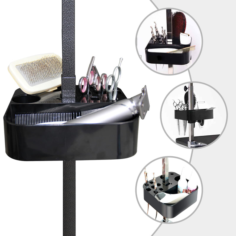 Portable pet Grooming Tools Holder for Dog Grooming Table and arm Accessories, Pet Hairdressing Scissors Clips Brushes Organizer for Pet Shop - PawsPlanet Australia