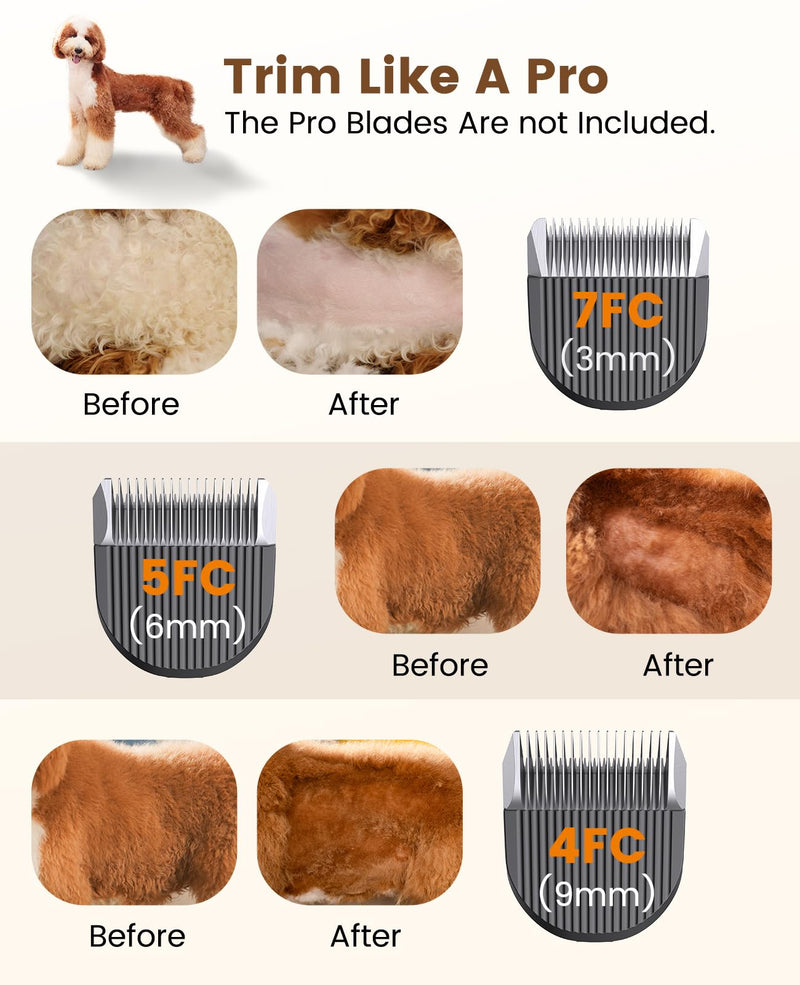 oneisall Replacement Blades for DTJ-001 Silver Dog Clippers, 5FC - PawsPlanet Australia