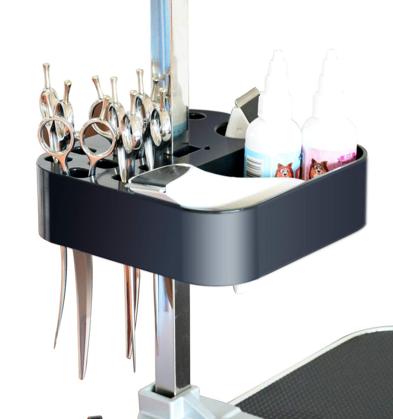 SHELANDY Portable pet Grooming Tools Holder for Dog Grooming Table and arm Black - PawsPlanet Australia
