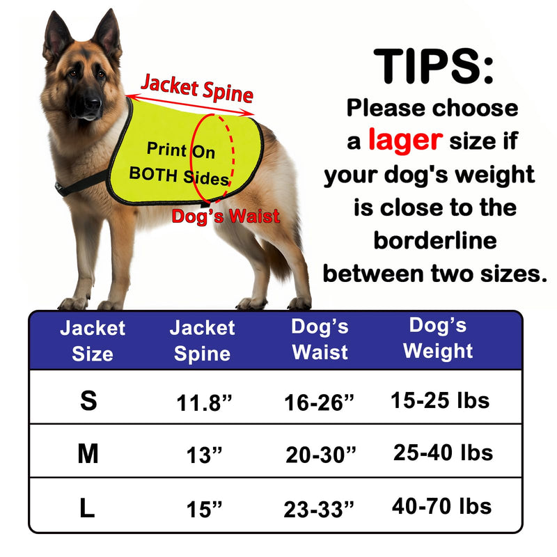Rescue Dog Jacket Vest Adopt Me Dog Vest Foster Dog Slogan Vest (Adopt Me-Large) Adopt Me-Large - PawsPlanet Australia