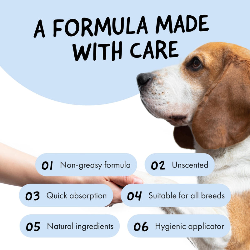 Belly Snout & Paw Cream for Dogs (1.7 oz) - 100% Natural Lick Safe Moisturizer, Soother & Protector for Cracked Paws, Snow & Salt - Fragrance Free - Elbows, Paws & Snout Soother for Dogs - PawsPlanet Australia