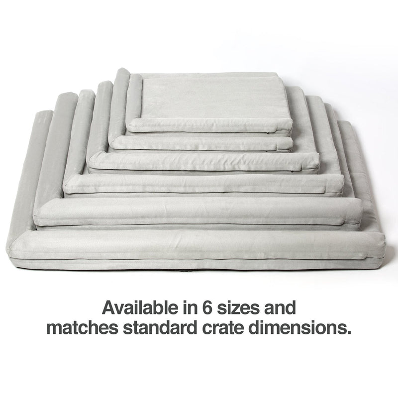 PetFusion Replacement Cover for PuppyChoice Dog Crate Bed (23x18) PuppyChoice Cover S - Fits 24" Crate Grey - PawsPlanet Australia