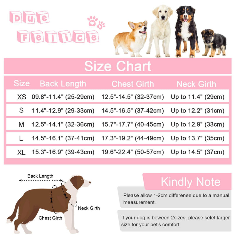 Dog Surgery Recovery Suit Pet Surgical Onesie After Surgery Wear for Female Male Dog Recovery Collar Alternative Love/Flower/Medium Medium Love/Flower-Zipper - PawsPlanet Australia